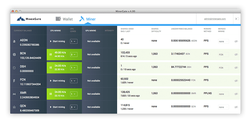 minergate